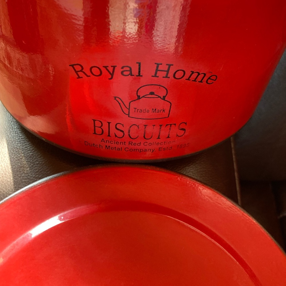 Red Biscuit Tin